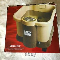 Carepeutic Motorized Hydro Therapy Foot and Leg Spa Bath Massager
