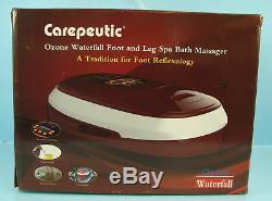 Carepeutic Ozone Waterfall Foot & Leg Spa Bath Massager Model KH298 LED Display