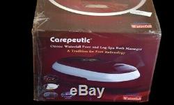 Carepeutic Ozone Waterfall Foot and Leg Spa Bath Massager KH2981015 OPEN BOX
