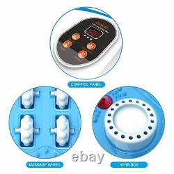 Carevas Foot Spa Massager Heated Foot Bath With 14 Massaging Rollers O2 Bubbles