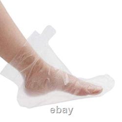 Clear Plastic Disposable Bath Liner Foot Pedicure Spa Wax Cover Bag Sock 200PCS