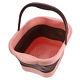 Collapsible Foot Bath 15l/4 Gallons Feet Soaking Tub Spa Foot Bath Pink