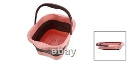 Collapsible Foot Bath 15L/4 Gallons Feet Soaking Tub Spa Foot Bath Pink