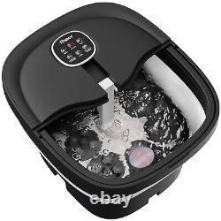 Collapsible Foot Spa Electric Rotary Massage, Foot Bath with Heat, Bubble, Re