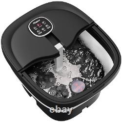 Collapsible Foot Spa Electric Rotary Massage, Foot Bath with Heat, Bubble, Remot