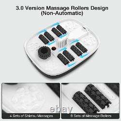 Collapsible Foot Spa with Heat, Bubble, Red Light, and Temperature Control, Foot