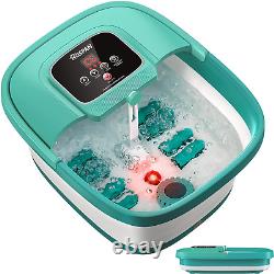 Collapsible Foot Spa with Heat, Bubble, Red Light, and Temperature Control, Foot