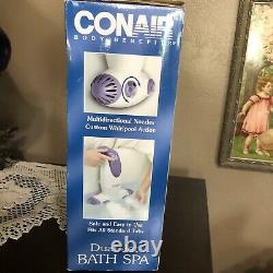 Conair Body Benefits Dual Jet Bath Spa BTS7W With Box And Directions