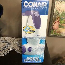 Conair Body Benefits Dual Jet Bath Spa BTS7W With Box And Directions