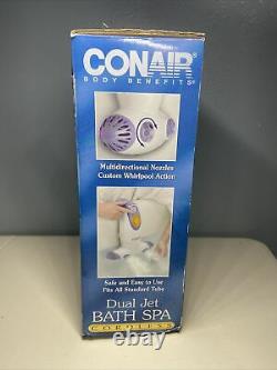 Conair Body Benefits Dual Jet Bath Spa Cordless BTS 4 NEW