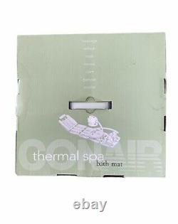 Conair Body Thermal Spa Bath Mat Neck Foot Vibrating Massage Control Open Box