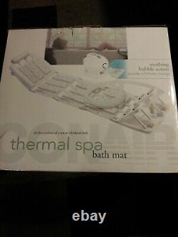 Conair Body Thermal Spa Bath Mat. Neck Foot, vibrating Massage. Control. NEW