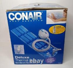 Conair Deluxe Thermal Spa Bath Mat with Remote Control, Model MBTS6NW, New in Box