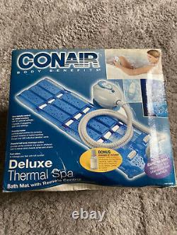 Conair Deluxe Thermal Spa Bath Mat with Remote Control Model MBTS6NW Open Box