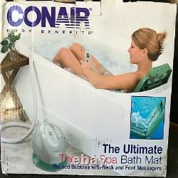 Conair MBTS4SRR The Ultimate Full Body Thermal Spa Bath Mat Back &Foot Massagers