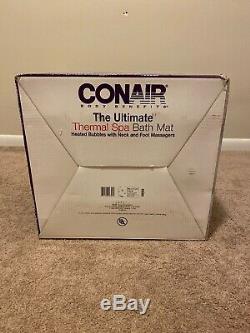 Conair MBTS4SR The Ultimate Full Body Thermal Spa Bath Mat Withfoot Massagers NEW