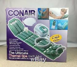Conair The Ultimate Thermal Spa Bath Mat Full Body Back Foot Massagers Bubbles