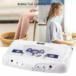 Detox Foot Bath Dual Ionic Cell Relax Spa Massager Machine LCD MP3 Music Player