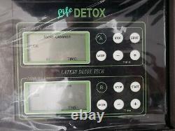 Detox Foot Bath Spa Machine Kit Cell Ion Ionic Aqua withCase Cleanse Fir Belt LCD