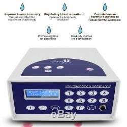 Detox Foot Bath Spa Machine Kit Cell Negative Ionic Aqua Case Cleanse With Belt