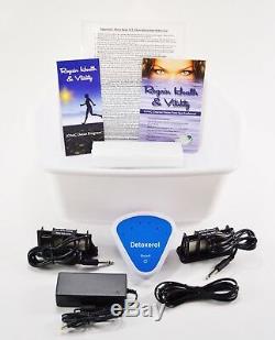 Detox Ionic Foot Bath Spa Cleanse Detox Easy To Use. With Extras 1 Year Warranty