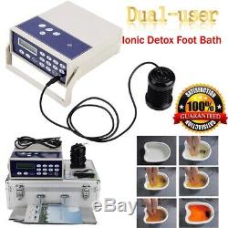 Detox Machine Cell Ion Ionic Aqua Foot Bath SPA Cleanse Machine Fir Belt Box LJ