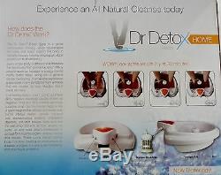 Dr Detox ION DETOX FOOT BATH SPA CLEANSE DETOX Bonus Extras 1 YEAR WARRANTY