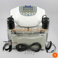Dual Foot Detox Ion Foot Bath Spa Ionic Cell Cleanse Machine +2 Infrared Belts