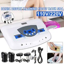Dual Ion Cell Detox Ionic Foot Bath Spa Cleanse Machine with LCD &