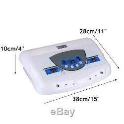 Dual Ion Cell Detox Ionic Foot Bath Spa Cleanse Machine with LCD &