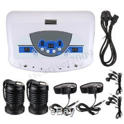 Dual Ion Cell Detox Ionic Foot Bath Spa Cleanse Machine with LCD & Infrared Belt