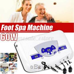 Dual Ionic Cell Detox Foot Bath Spa Machine Home Relax LCD with Mp3 Music Player