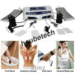 Dual Ionic Cell Spa Foot Detox Advanced Machine with Basin Tens Pads FDA CE New
