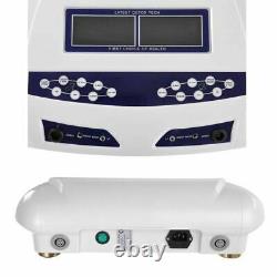 Dual Ionic Detox Foot Bath SPA Heath Care Machine Kit Cell Cleanse LCD Display