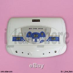Dual Ionic Detox Foot Bath Spa Ion Cell Cleanse MP3 Machine Home Use FDA Approve
