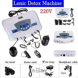 Dual User Detox Ionic Foot Bath Ion Spa Machine Cell Cleanse MP3 Arrays Earphone