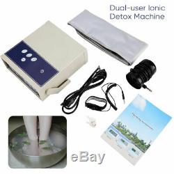 Dual User Detox Ionic Foot Bath Spa Cell Cleanse Machine Ion Array Home Use