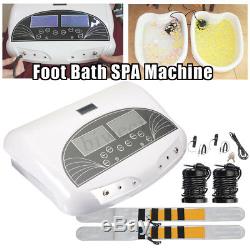 Dual User Foot Bath Ionic Detox Spa Machine Home Relax Cleanse Digital LCD Cell