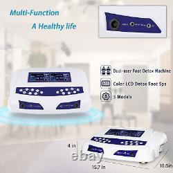 Dual User Ion Foot Bath Spa Machine Ionic Detox Cleanse Machine with Infrared belt