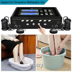 Dual User Ionic Detox Foot Bath Spa Ion Cleanse Machine with Infrared Belt
