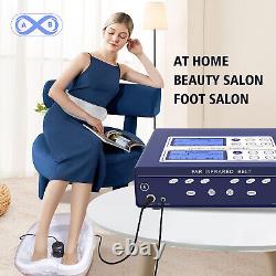 Dual User Ionic Foot Bath Detox Foot Spa Cleanse Cell Detoxification Machine New