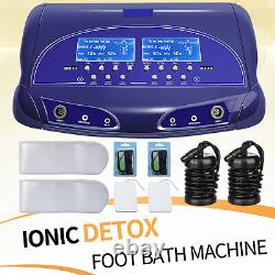 Dual User Ionic Foot Bath Spa Detox System Ion Heavy Metal Detox Cleanse Machine