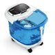 Durable Portable Foot Spa Bath Motorized Massager Withshower-blue And Withe