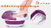 Echome Foldable Foot Spa And Massager With Heater Ffs450