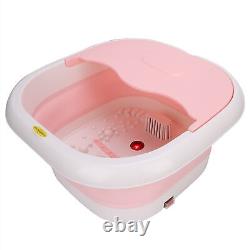 Electric Footbath Massager Bubble Massage For Foot Spa Home Use Red Light LKE