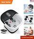 Electric Rotary Massage Foot Bath With Bubbles & Temperature Control Red