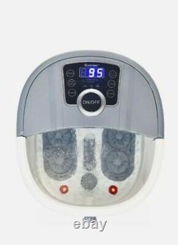 Electric Shiatsu Foot Spa Bath On Wheels Motorized Massagers Portable New In Box