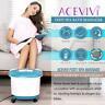 Ellectric Foot Massager Spa Bath With Massage Rollers Heat & Bubbles Temp Timer/
