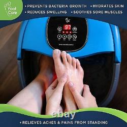 FOOT CURE Foot Spa Massager Basin Heated Electric Bath Tub Tired Feet Pain Home