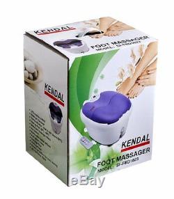Feet Massager Spa Heated Foot and Calf Bath Wave Water Massage Therapy NEW